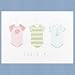 Kitchen & Housewares : New Baby - Baby Shower Thank You Cards (Pack of 25)