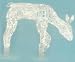 41" Lighted Twinkling Opalescence Animated Feeding Doe Christmas Yard Art