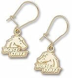 Boise State Broncos 3/8 Boise State Bronco Head Dangle Earrings - 10KT Gold Jewelry