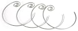 Charcoal Companion CC5018 Platinum Circle Kabob Skewers, Set of 4