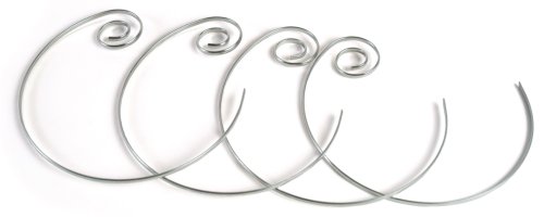 Charcoal Companion CC5018 Platinum Circle Kabob Skewers, Set of 4