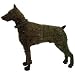 39 Doberman Topiary Frame with moss