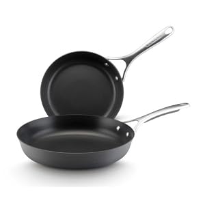 KitchenAid Gourmet Hard Anodized Nonstick 9-Inch and 11-1/2-Inch Skillet Twin Pack