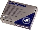 AF - Cardclene Kit de nettoyage pour lecteurs de cartes magnétiques, pour le nettoyage de guichets automatiques, d'automates Chip et PIN, automates de parking à é