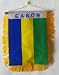 Gabon - Window Hanging Flags