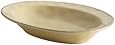 Rachael Ray Cucina Dinnerware 12-Inch Stoneware Oval Serving Bowl, Almond Cream