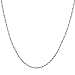 Duragold Men's 14k White Gold Solid Diamond-Cut Rope Chain Necklace (2.5mm), 20