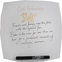 Civil Partnership Gift Top Hat/Corset Square Signature Plate