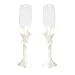 Kitchen & Housewares : Graceful Lilies Flutes