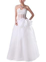  Satin/Tulle Notched Notched Collar Beaded Lace  Ball Gown  Dress
