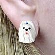 Shih Tzu - Dog Figurine Jewelry - Earrings