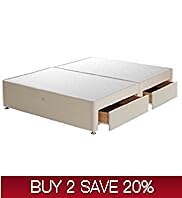 Classic Sprung Divan with 4 Large Drawers