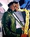 WVSA Holiday Note Cards to raise funds for ARTs in Education - Saxophone Man by Ronnie Daniels