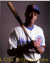 Signed Soriano, Alfonso (Chicago Cubs) 8x10 Photo