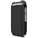 BlackBerry Leather Flip Shell Case for Curve 9320/9310/9220 - Black