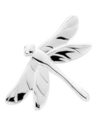 CleverEves Sterling Silver 31.75X23.00 mm The Dragonfly Brooch