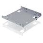 CSL - Doppel-Einbaurahmen im 3,5" (8,89 cm) Format | Festplatten Wechselrahmen | 2 x 2,5" (6,35 cm) HDD/SSD-Festplatten | inkl. Montagezubeh�r