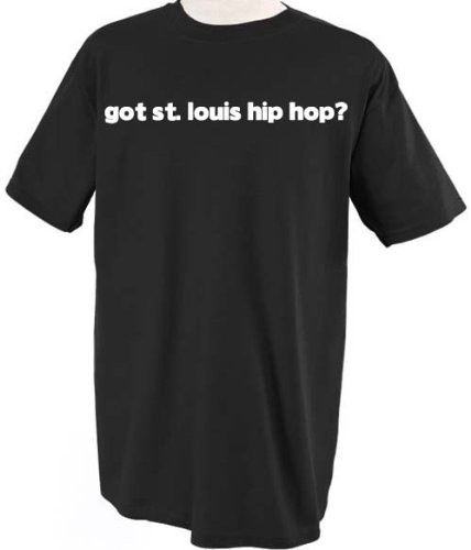 Got St. Louis Hip Hop? Music Musical Instrument T-Shirt Tee Shirt Top L Blue