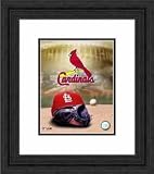 Framed Logo/Cap St. Louis Cardinals Photograph