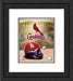 Framed Logo/Cap St. Louis Cardinals Photograph