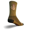 SockGuy Crew 6in Bucky Beaver Cycling/Running Socks