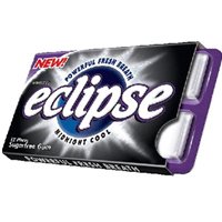 Eclipse MidNight Cool Sugar Free Gum by Wrigleys - 12 Gum Pack, 12 Packs by WRIGLEY'S .