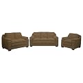 Wyatt Microfiber 3-pc. Seating Set - Brown