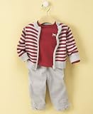 First Impressions Baby Boy 3-Piece Striped Sweater Set