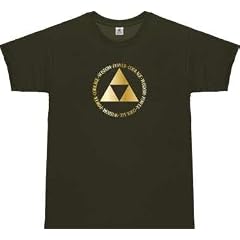 Legend Of Zelda T-Shirt Wisdom Power Courage - Gr��e L
