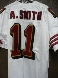 Signed Smith, Alex Authentic Away San Francisco 49ers Jersey