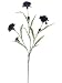 Faux 24 Carnation Spray x3 w/6 Flw. Dark Blue (Pack of 12)