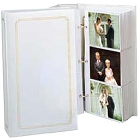 BIG BARGAIN XL 3-ring pocket white proof book for up to 420 4x5 prints - 4x5