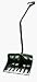 Suncast SC3250 18-Inch Snow Shovel/Pusher Combo with Ergonomic Shaped Handle And Wear Strip, Green