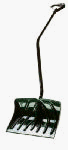 Suncast SC3250 18-Inch Snow Shovel/Pusher Combo with Ergonomic Shaped Handle And Wear Strip, Green