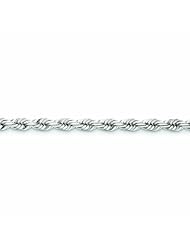 Genuine 14K Yellow Gold WG 5.5mm Diamond Cut Rope Chain 30 Inches 100% Satisfaction Guaranteed.