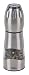 Trudeau Click Combo Pepper Mill with Salt Shaker, Stainless Steel Finish