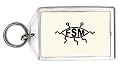 Flying Spaghetti Monster Keychain