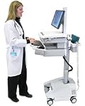StyleView® EMR PHD LCD Cart SV32 (1 Drawer, Powered)