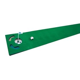 PGA Tour 6ft Putting Mat with Guide Ball and Training Tips