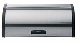 Brabantia Roll Top Bread Bin with T,C,S canister set Matt Steel