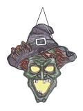 Witch Plaque Wall Hanging Halloween Party Decoration (B875a,b)