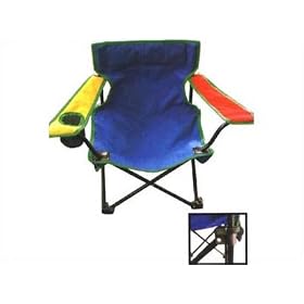 Child's Folding Camping Chair for kids multicoloured