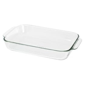 Corningware-Pyrex 6001011 CLR 11 x 7 x 1.5 Inch Rectangular Baking Dish - Pack Of 4 by CORNINGWARE-PYREX