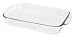 Corningware-Pyrex 6001011 CLR 11 x 7 x 1.5 Inch Rectangular Baking Dish - Pack Of 4