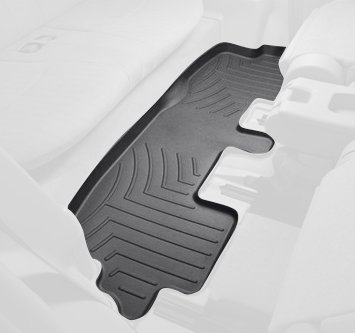 WeatherTech Custom Fit Rear FloorLiner for Toyota Highlander (Black) On Sale