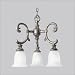 Progress Lighting P4035-50 Van Buren Golden Baroque Three Light Chandelier