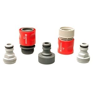 Gardena 36004 Garden Hose Quick Connector Starter Set by 