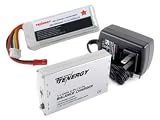 Combo: Tenergy 1-4 Cells Li-PO/Li-Fe Balance Charger with 11.1 volt 900mAh 25C Lipo Battery Pack