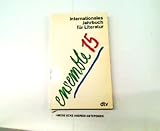 Ensemble XV - Internationales Jahrbuch f&uuml;r Literatur. - 