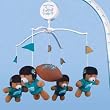 Jacksonville Jaguars Baby Crib Team Mascot Mobile NFL Football
